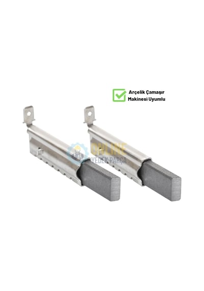 Arçelik Uyumlu Çamaşır Makinesi Motor Kömürü (2 Adet) - 394805625