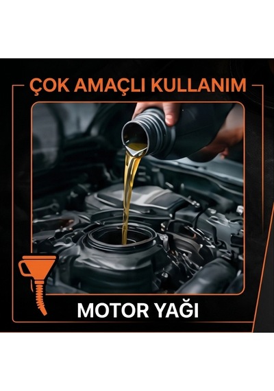 Çelik Süzgeçli Huni - Spiralli Ve Sabit Borulu - 2.2 Litre Kapasite Ttt