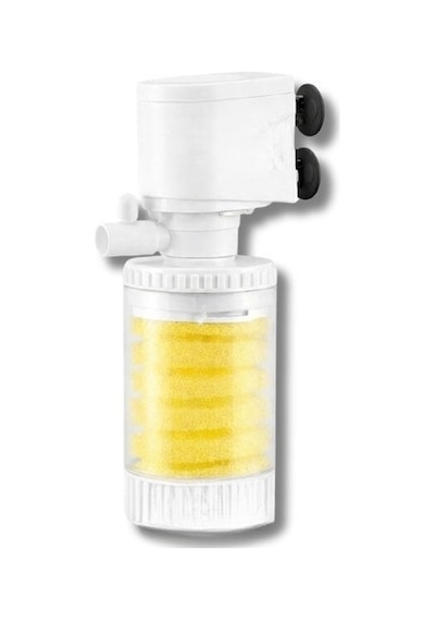 Jingye Jy-8000f Şeffaf Gövdeli Akvaryum İç Filtre 4w 400l/h Beyaz