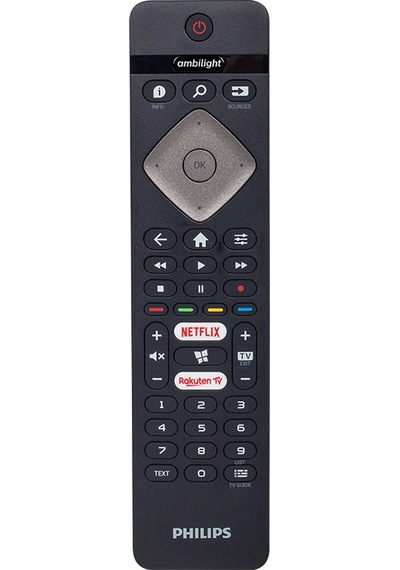 Philips Uyumlu AMBILIGHT NETFLIX-RAKUTEN TV TUŞLU 43PUS6504/62 LED TV KU
