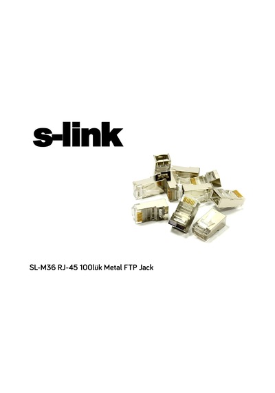 Sl-m36 Rj-45 100lük Metal Ftp Jack Belirtilmemiş