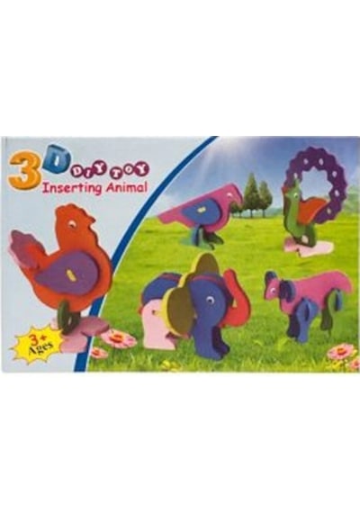 Bak Gel Al 3 Boyutlu Hayvan Puzzle