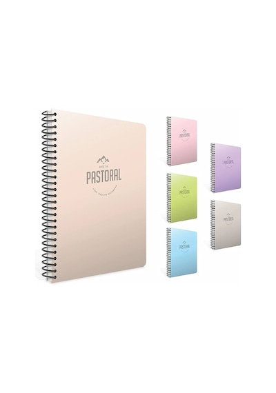 Gıpta Pastoral 120 Yp. A4 Spiralli Pp. Kapak Defter 3 Lü Paket