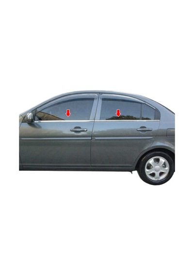 Hyundai Accent Era Uyumlu Cam Çıtası 4 Parça 2005-2011 Paslanmaz Korm
