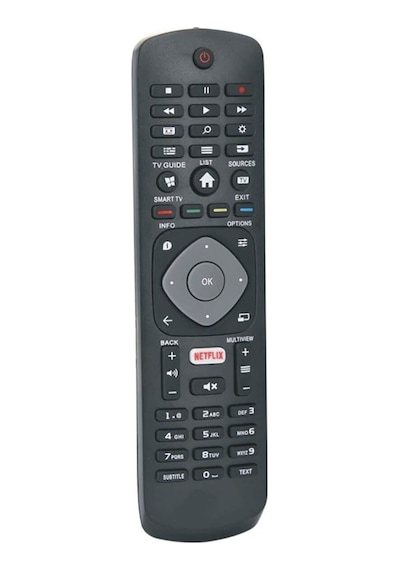 Elektromer Philips Uyumlu Lcd Led Tv Kumanda Netflix ve Smart Tv Tuşlu SX9865B-32PFS5803/12 SMART