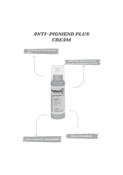Natexia Leke Eğimli Ciltler İçin Beyazlatma Etkili Anti-pigmend Plus Cream 100 Ml