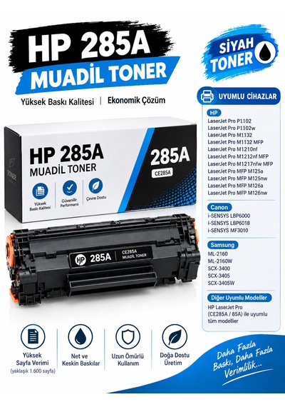 For Hp Laserjet Pro M1212nf Uyumlu Toner / Hp Ce285a Uyumlu Toner