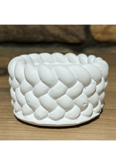 3 Lü Mini Saksı Seti 5 Cm El Yapımı Dekoratif Beton Saksı Küçük Sukulent Saksısı, Masa & Raf Dekoru, Modern Minimal Tasarım Bitki Dahil Değildir