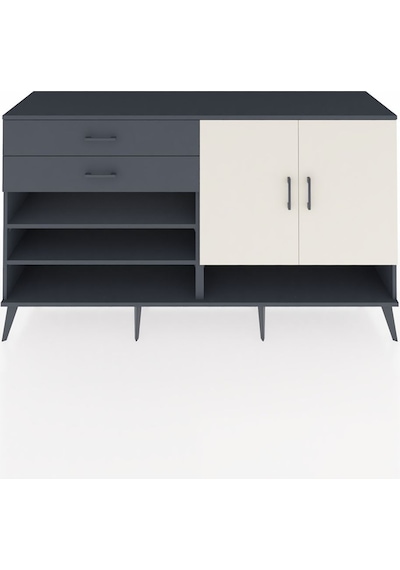 Hyperion Konsol 4 Raflı 2 Çekmeceli 2 Kapaklı 176x44x99 Antrasit- Antrasit-aytaşı/antrasit Hyperion Konsol 4 Raflı 2 Çekmeceli 2 Kapaklı 176x44x99 Antrasit- Antrasit-aytaşı/antrasit