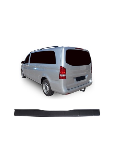 Mercedes Vito Uyumlu 2003-2014 Geniş Model Abs Arka Tampon Üstü Koruma