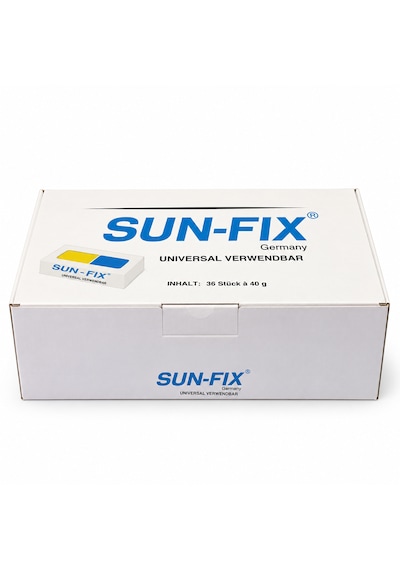 Sun-fix 50040 40 Gr Universal Verwendbar Kaynak Tamir Macunu Yapıştırıcı 36 Adet 1 Koli Paket