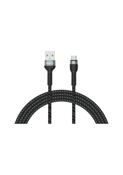Shira Serisi Micro Usb Kablo 2 Metre-Siyah