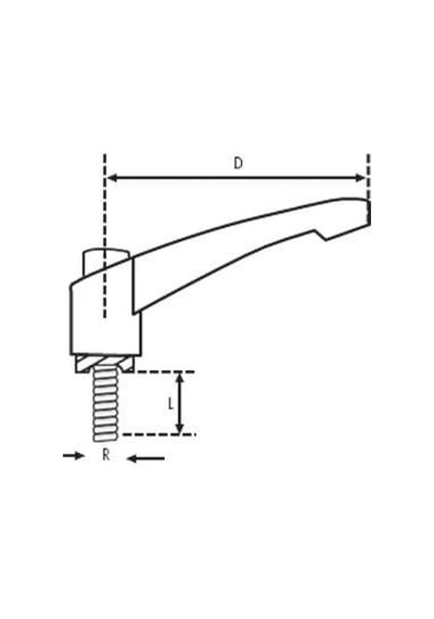 Plastik Kol Cıvatalı M10x35