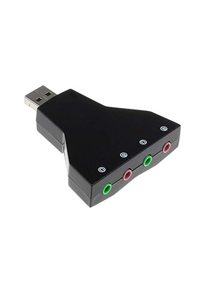 Tr 4931 7.1 7 Kanal Mikrofon Destekli Çift Girişli Çevirici Harici Usb Ses Kartı