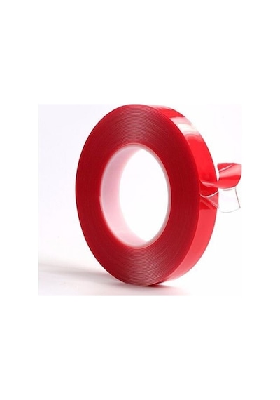 Akrilik Şeffaf Silikonlu Süper Güçlü Çift Taraflı Bant 10 Mm X 5 M
