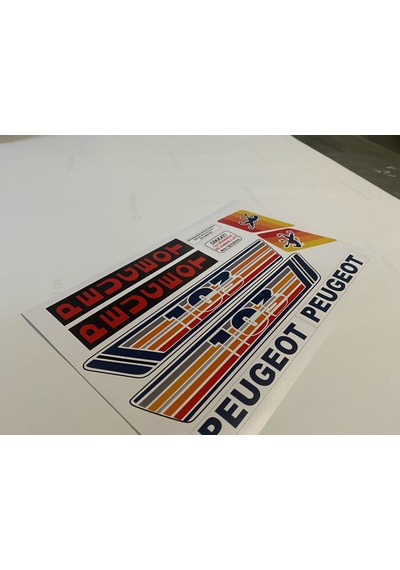 Pejo Motor103 Etiket Peugeot Motosiklet