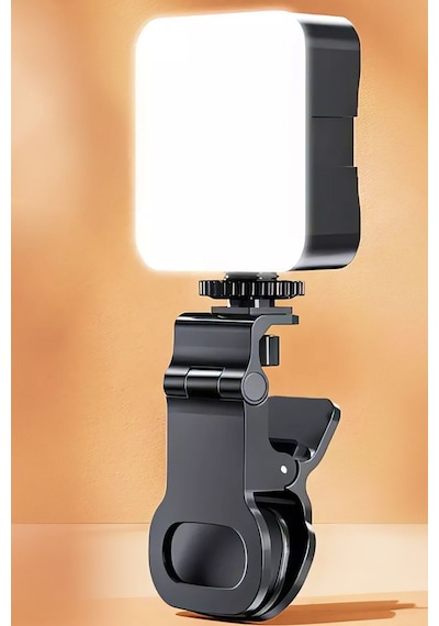 Şarjlı 100 Led Selfie Video Kamera Işığı Tripod Uyumlu Ve Mandallı 3500-6500 ,dimmer Ayarlı