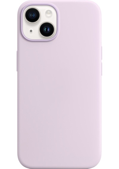 Buff Apple Uyumlu iPhone 14 Rubber Fit Kılıf Lila