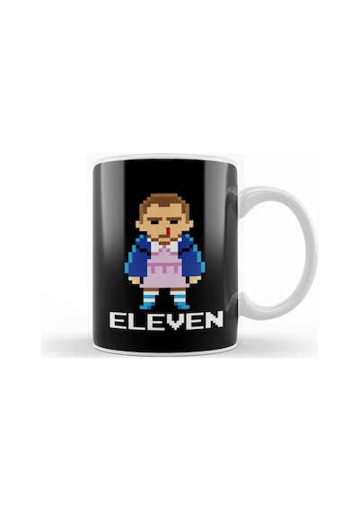 Pixel Eleven Stranger Things Kupa Bardak Porselen Karışık