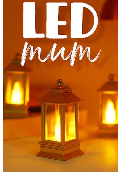 3 Adet Led Mum Mini Dörtgen Tip Pil Dahil Dumansız Alev Ledli Yapay Dekoratif Mum Işığı Altın Pt434 Altın