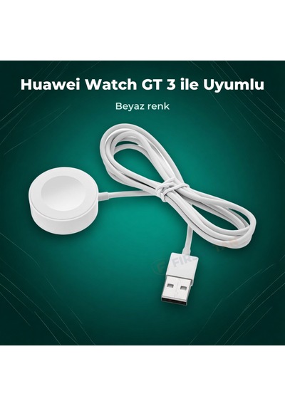 Ys-gt3 Manyetik Akıllı Saat Şarj Aleti Usb Kablolu 1 Metre Huawei Watch Gt 3 İle Uyumlu