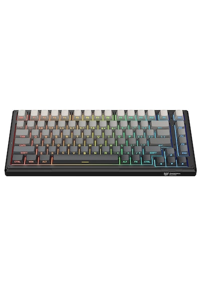Onıkuma G83 Gradient Gray-black %75 Outemu Customized Linear Switch Hotswap Rgb Kablosuz İngilizce Mekanik Gaming Klavye