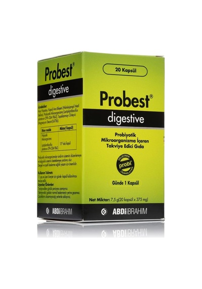 Digestive Probiyotik Mikroorganizma İçeren 20 Kapsül 3 Paketi