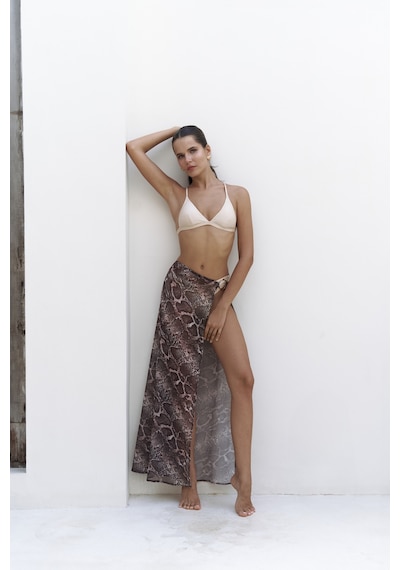Mai Collection Mai Studios Co. Evgenios Tokalı Vizon Uzun Etek Vizon