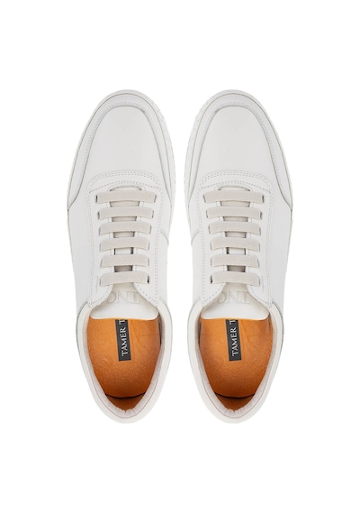 Tamer Tanca Erkek Hakiki Deri Bej Sneakers & Spor Ayakkabı 128 265530 Erk Ayk Y25 Bej Dr Bej