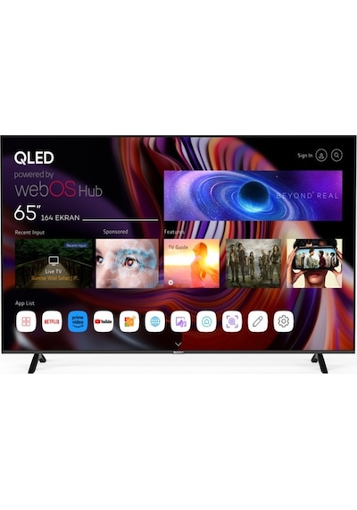 Sunny SN50QMN252 50" 127 Ekran Uydu Alıcılı 4k Ultra Hd Webos Smart Qled Tv