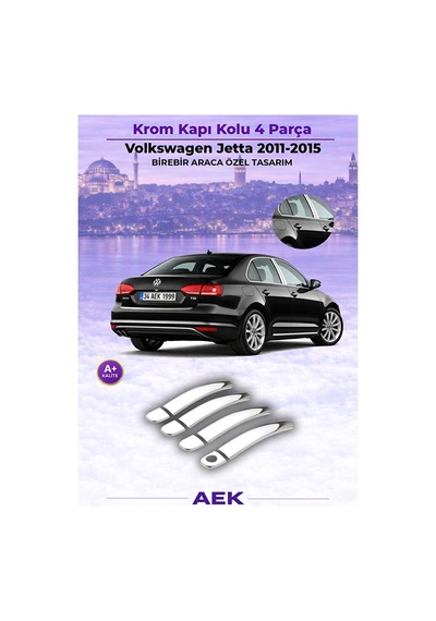 Volkswagen Jetta 2011+ Araca Özel Krom Kapı Kol A+