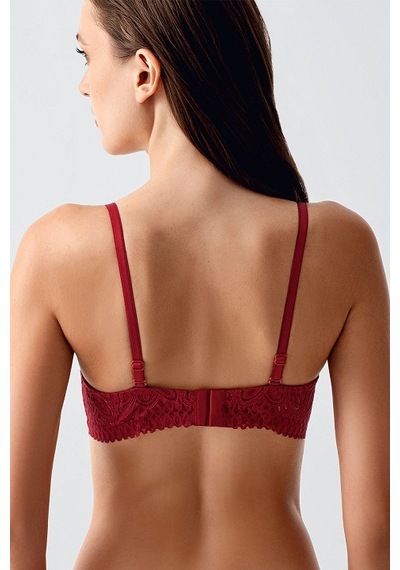 New Bra 33-8355 Destekli Sütyen bordo