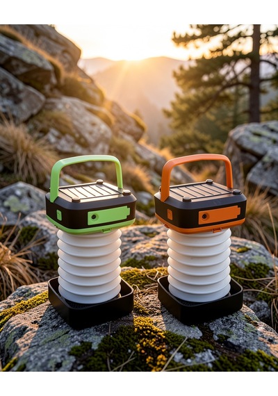Kamp Feneri Lambası Solar Şarjlı 1200 Mah Katlanabilir Uczzzhs71lambaaaaa1 Çok Renkli