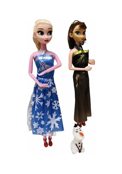 Frozen Elsa Anna 2 Li Eklemli Oyuncak  Bebek