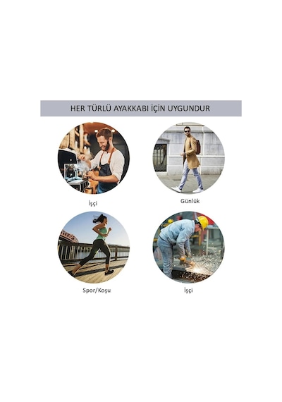 Active Team Memory Foam Yumuşak Akıllı Hafızalı Spor Ayakkabı Tabanlığı