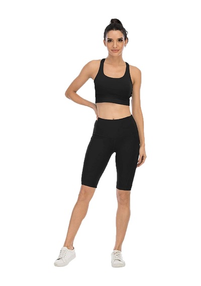 Kadın Yüksekbel Toparlayıcı Cepli Sporcu Dizüstü Tayt Yoga Pilates 001