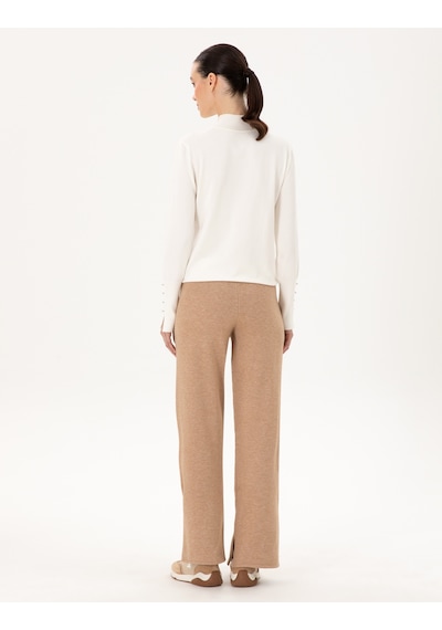 Pierre Cardin Kadın Bej Pantolon Triko 50291033-vr011 Bej