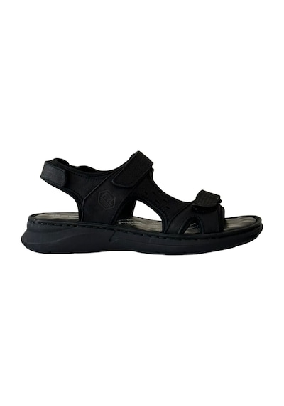 Forelli 40526-g Bruce Siyah Nubuk Erkek Günlük Sandalet Siyah - Nubuk