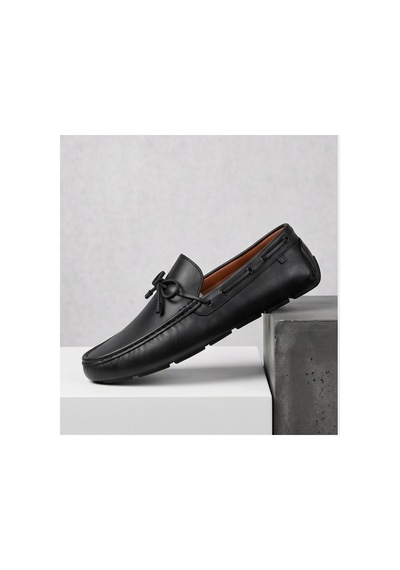 Crc Ayakkabı Crc Heritage: Büyük Beden Hakiki Deri Klasik Erkek Ayakkabı - Premium Comfort Loafer Siyah