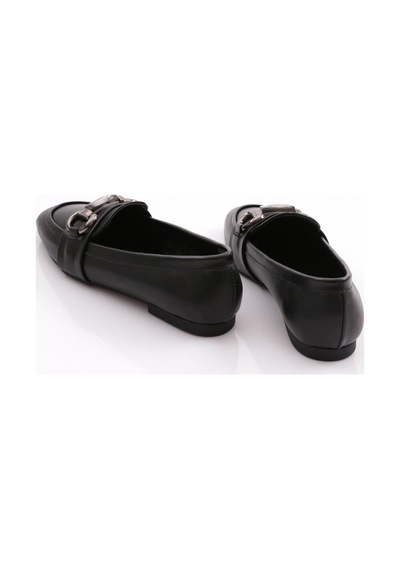 Dgn 5027 Kadin Loafer Ayakkabi 5027-1423-R1534 Siyah