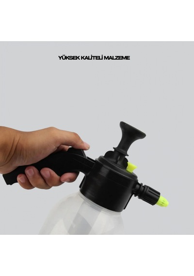 2 Litre Manuel Basınçlı Köpük Püskürtücü Ayarlanabilir Nozullu Yıkama Şişesi