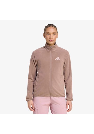 Adidas Terrex Multi Essentials Full Zip Fleece Kadın Kahverengi Polar Ky9854