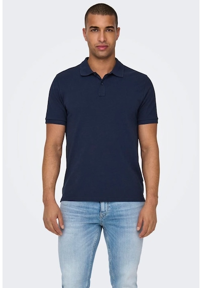 Only & Sons Erkek Polo Yaka Slim T-shirt - 22029044 001