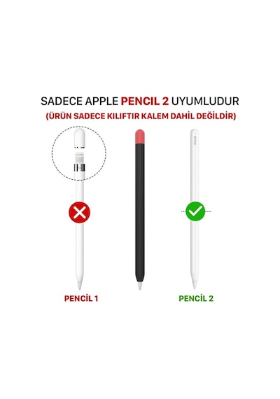 Pencil Uyumlu 2 Nesil Kılıf Pencil Uyumlu 2 Silikon Koruma Kılıfı