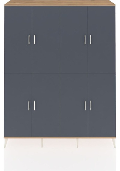 Hyperion Gardrop 8 Raflı 8 Kapaklı 176x44x221 Çam-antrasit/aytaşı Antrasit/aytaşı Hyperion Gardrop 8 Raflı 8 Kapaklı 176x44x221 Çam-antrasit/aytaşı Antrasit/aytaşı