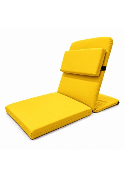 Meditasyon Sandalyesi İlave Yastıklı Backjack Xl Yoga, Nefes, Meditasyon Sandalyesi Duck Kumaş Sarı