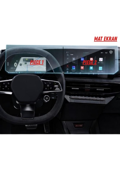 Renault Clio Esprit Alpine 2026 Hayalet Gösterge Ve Multimedya Uyumlu Mat Ekran Koruyucu