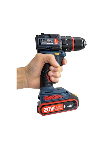 Stechend SX22 2 x  2.0 Ah 20 V 60Nm Akülü Kömürsüz Darbeli Matkap Vidalama