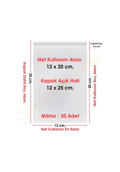 12x20+5 Cm. 12x25 50 Adet Şeffaf Bantlı Yapışkanlı Opp Poşet 12x20+5 Cm. 12x25 50 Adet Şeffaf Bantlı Yapışkanlı Opp Poşet