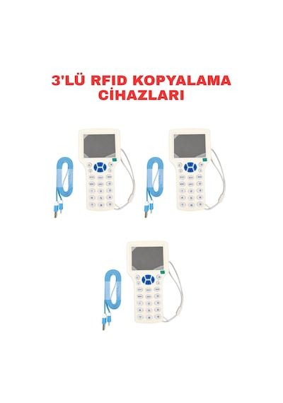 Sr-631 Rfıd Kart Kopyalama Cihazı Çift Frekans 125 Khz Ve 13.56 Mhz Mifare Proximity Kart Klonlama Cihazı 3 Adet